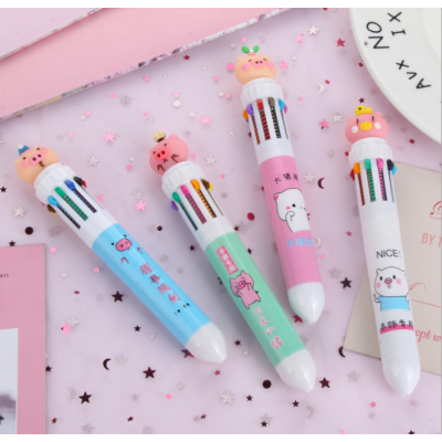 colorful cartoon  pen