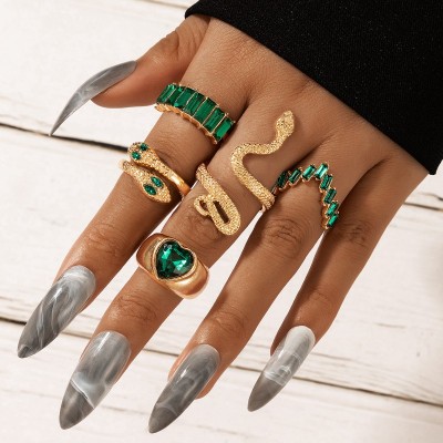 5 PCS Love Finger Rings