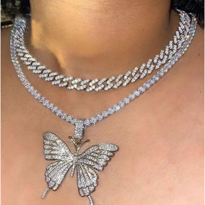 Butterfly Choker Necklaces