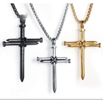 Crucifix Choker Necklace