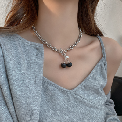 Black Cherry Choker Necklace