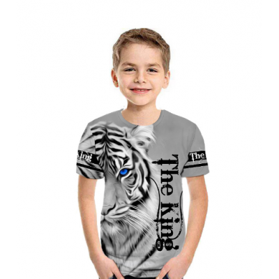 3D Tiger Boy T-shirt