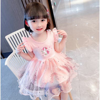 Girl Unicorn Princess Dress