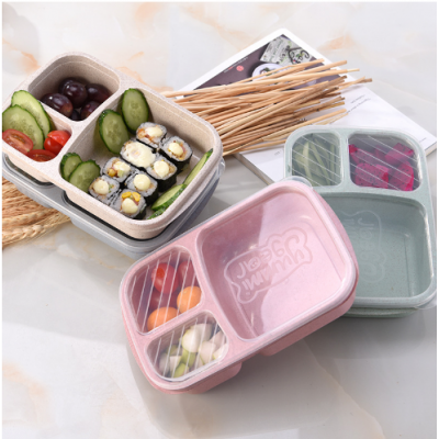 Wheat Straw Bento Lunch Boxes