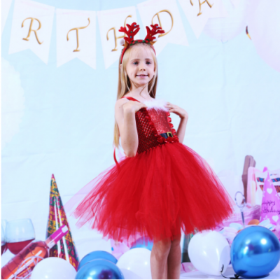 Christmas Girl Tutu Dress