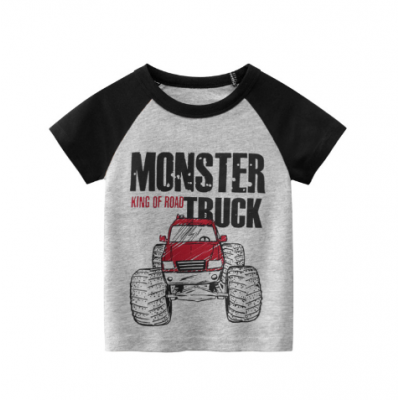 Boys Car Printed Tops