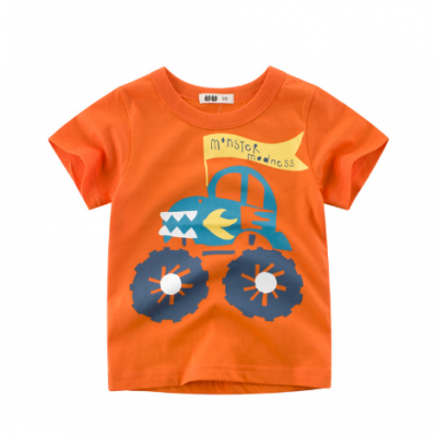 Boy Orange Tops T-shirt
