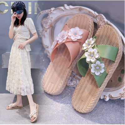 Women Flower SLippers Sandals