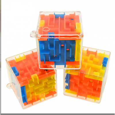 3D Cube Maze Puzzle