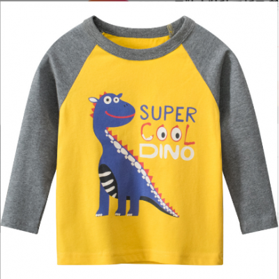 Boy Dinosaur Printed Tops