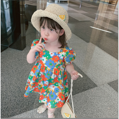 Baby Girl Flower Cotton Dress