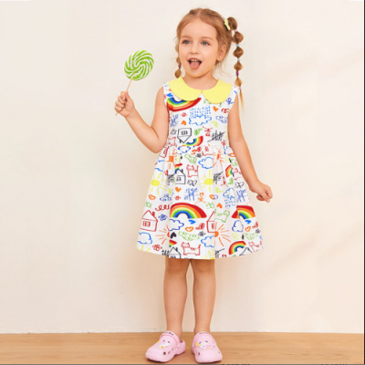 Girl Fashion Rainbow Dress