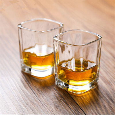 50ML Glass Square Cup