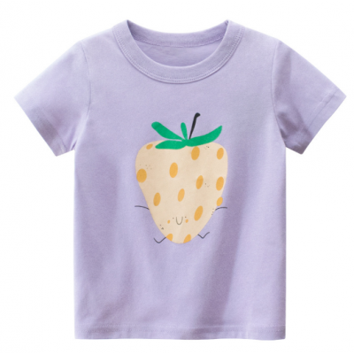 Kid Strawberry Printed Tops