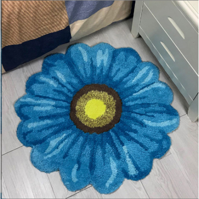 50cm Round Flower Floor Mat
