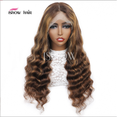 P4/27 Deep Wave Human Hair Wig