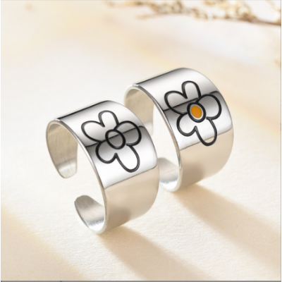 Women Flower Rings