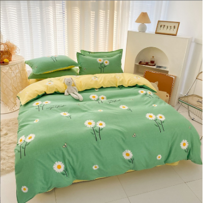 4Pcs Daisy Bedding Sheet Set