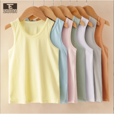 Kid Summer Pure Color Vest