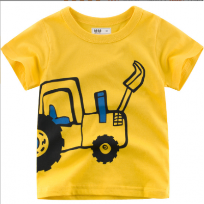 Kids Car Printed Top T-shirt