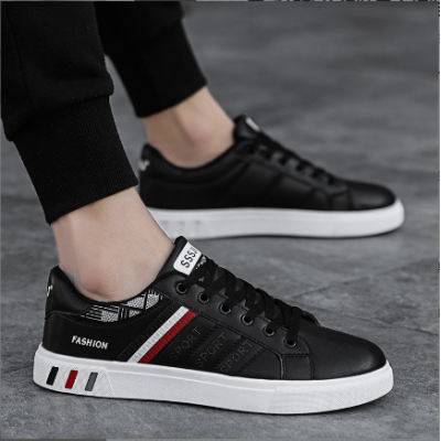 Men's Fashion PU White Shoes