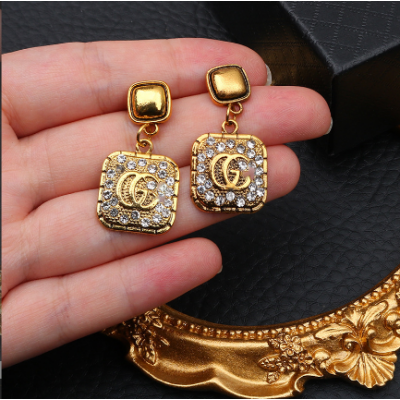 Women Fashion Copper Earrings