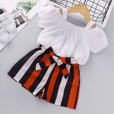 2PCS Girls Tops Pants