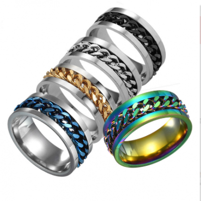 Men's Fashion Chain Rings