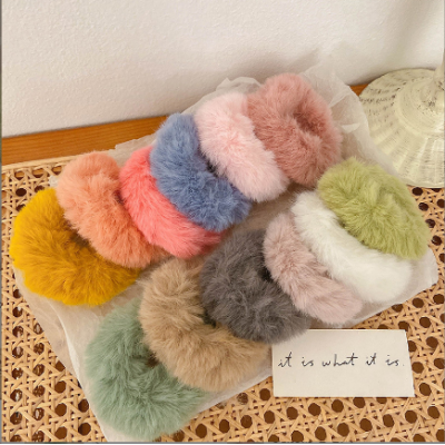 Plush Elastic Hair Ties