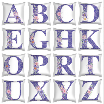 A-Z Letter Cushion Cover