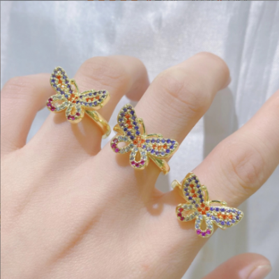 Butterfly Copper Rings