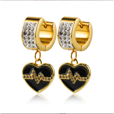 Women Fashion Love Earrings