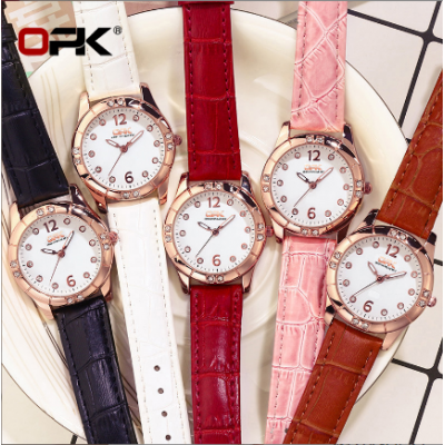 Quartz Leather Strap Watches