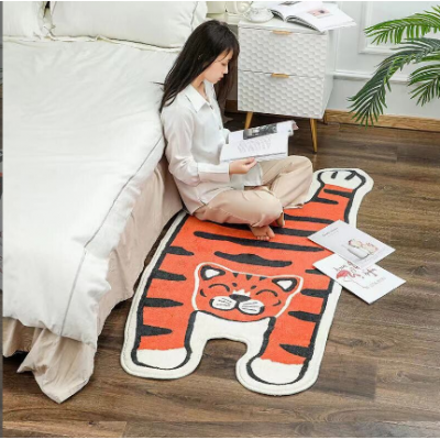 Tiger Shape Rug Mat