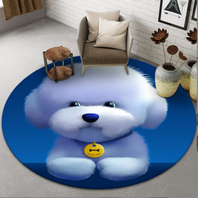 80cm Cute Circle Rug Carpet