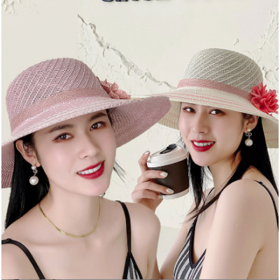 Womens Wide Brim Sun Hat