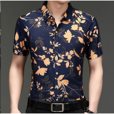 Men's Fashion Leaf Shirt