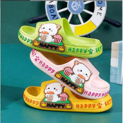 Cute Cat Kids Slippers