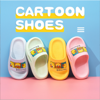 Kids Cartoon Soft Slippers