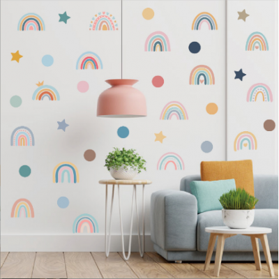 Kids Rainball Wall Stickers