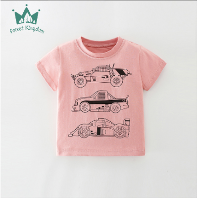 Kids Car Printed Tops