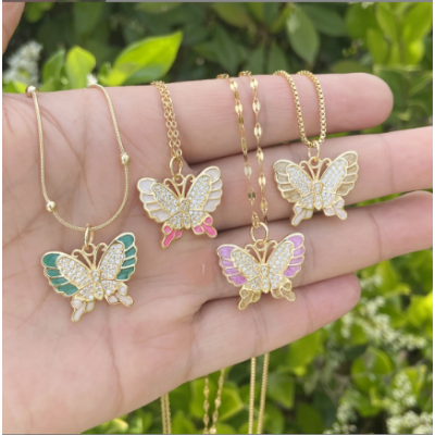 Butterfly Choker Necklaces