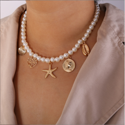 Sea Artificial Pearl Necklaces