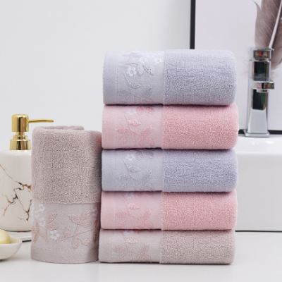 Flower Cotton Face Towels