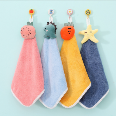 Coral Fleece Hand Towels