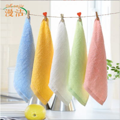 Kids Pure Color Face Towels