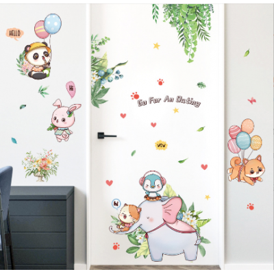 Rabbit Elephant Wall Stickers