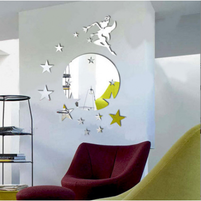 Fairy Mirror Wall Stickers