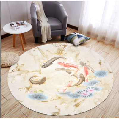 60cm Fish Circle Rug Carpet