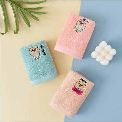 Kids Cute Pig Hand Towels